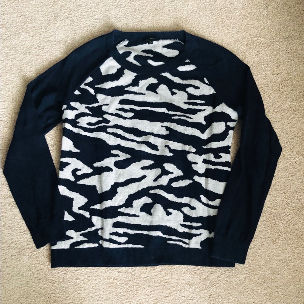 TALBOTS Camo Sweater